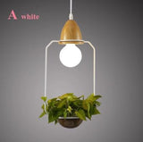 Modern Simple Creative Iron Plant Pot Pendant Lights - Avenila - Interior Lighting, Design & More