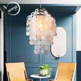 Modern White Natural Seashell Light - Avenila - Interior Lighting, Design & More