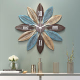 Nordic Creative Metal Feather Wall Clock - Avenila - Interior Lighting, Design & More