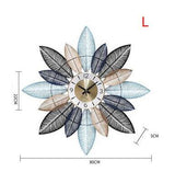 Nordic Creative Metal Feather Wall Clock - Avenila - Interior Lighting, Design & More