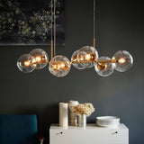 Nordic Loft Glass Ball Pendant Lights Creative Molecule Design Winehouse Living Room - Avenila - Interior Lighting, Design & More