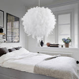 Pendant White Feather Hanging Light - Avenila - Interior Lighting, Design & More