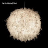 Pendant White Feather Hanging Light - Avenila - Interior Lighting, Design & More