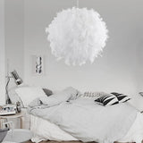 Pendant White Feather Hanging Light - Avenila - Interior Lighting, Design & More