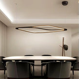 Postmodern LED Black/White Minimalist Chandelier - Avenila - Interior Lighting, Design & More
