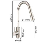 Stainless Steel 360 Degree Touch Control Smart Kitchen Faucet