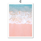 Canvas Painting Beach Ship Sea Wall Art Nordic Posters And Prints Pineapple Home Decoration Pictures For Living Room