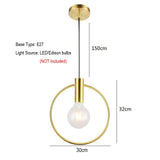 Ring Hanging Lights 20/30cm - Avenila - Interior Lighting, Design & More