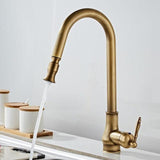 Rumi Antique Bronze Kitchen 360 Degree Pull Out Faucet - Avenila - Interior Lighting, Design & More