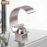 Sleek Curved Waterfall Sink Faucet - Avenila Select - Avenila - Interior Lighting, Design & More