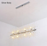 Snowflake Crystal Living or Dining Room Chandelier - Avenila - Interior Lighting, Design & More