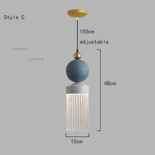 Sofrey LED Glass Luster Pendant Lamp Lights - Avenila - Interior Lighting, Design & More
