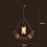 Solid Wood Vintage Chandelier Coffee Lights - Avenila - Interior Lighting, Design & More