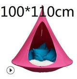 UFO Shape Teepee Tree Hanging Silkworm Cocoon Swing Chair For Kids & Adults Indoor Outdoor Hammock Tent Hamaca Patio Furniture - Avenila - Interior Lighting, Design & More