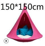 UFO Shape Teepee Tree Hanging Silkworm Cocoon Swing Chair For Kids & Adults Indoor Outdoor Hammock Tent Hamaca Patio Furniture - Avenila - Interior Lighting, Design & More