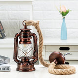 Vintage Kerosene Pendant Lamp With Free Bulb E27 Hemp Rope Hanging Lamp - Avenila - Interior Lighting, Design & More