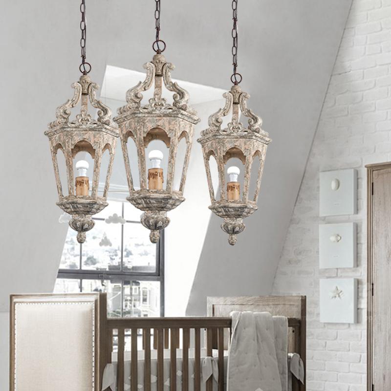 Shabby chic store pendant light