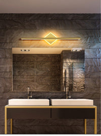 White Gold Bathroom Vanity Mirror Lamp Light - Avenila - Interior Lighting, Design & More