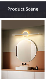 White Gold Bathroom Vanity Mirror Lamp Light - Avenila - Interior Lighting, Design & More